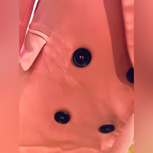 CeCe Begonia long Double-Breasted Blazer size 8 - Picture 4 of 11